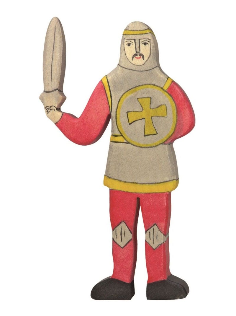 Figurine Chevalier combattant, rouge Rouge - Kiabi