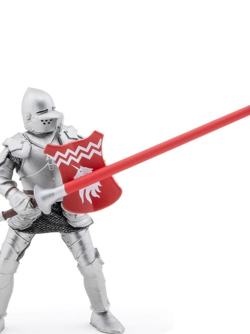 Figurine Chevalier rouge à la lance - Kiabi