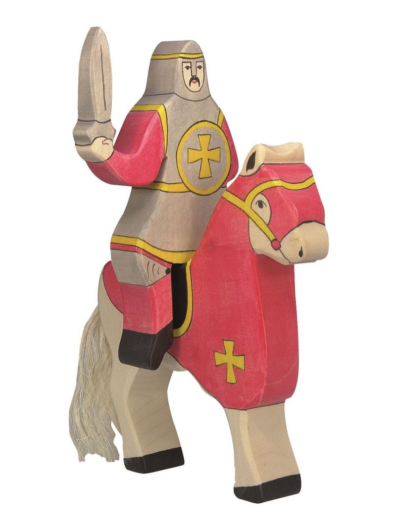 Figurine Chevalier rouge avec épée Rouge - Kiabi