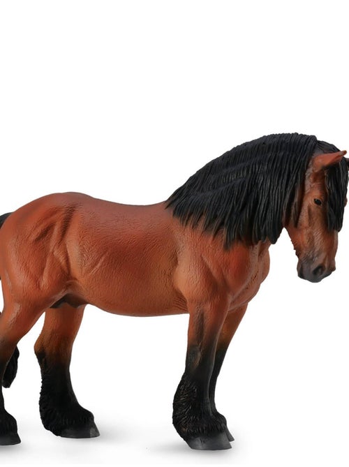 Figurine Chevaux (XL) : Etalon Ardennais Bai - Kiabi