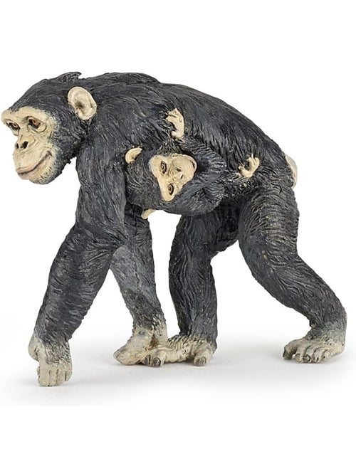 Figurine Chimpanzé et son bébé - Kiabi