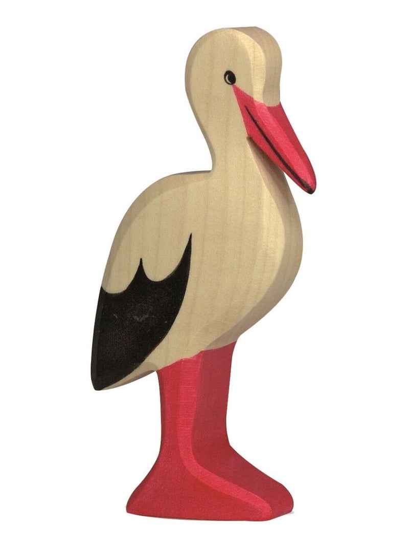 Figurine Cigogne Blanc - Kiabi