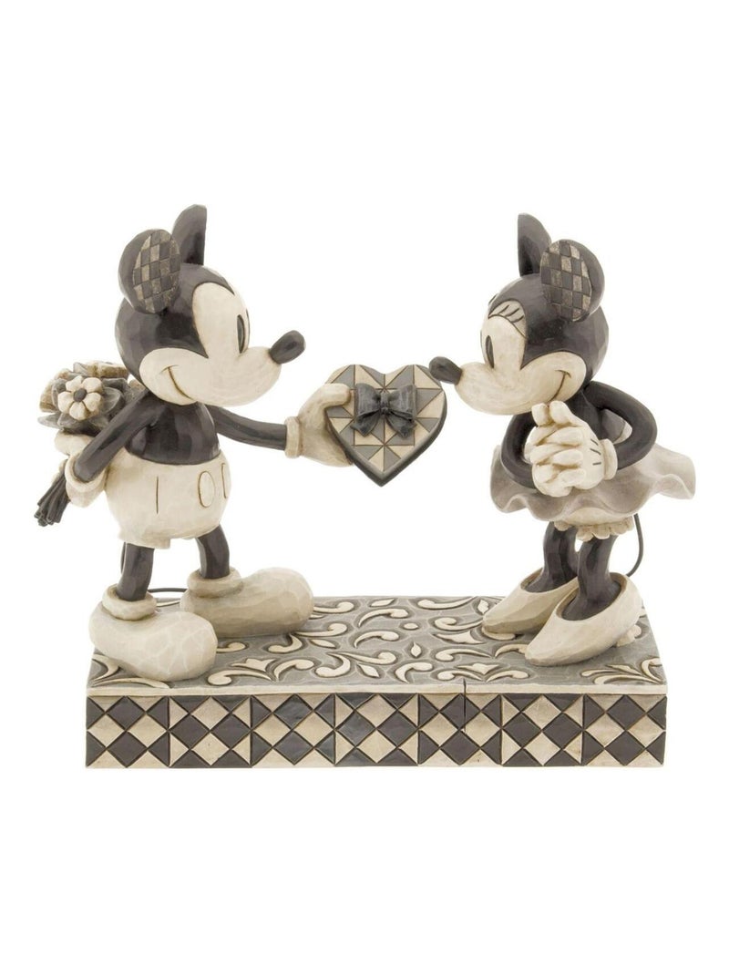 Figurine Collection Mickey et Minnie - Disney Traditions Noir - Kiabi