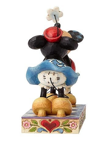 Figurine Collection Mickey et Minnie s'embrassent