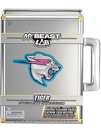 Figurine collector - moose toys - tigre mr. Beast lab - 8,8 cm, collection