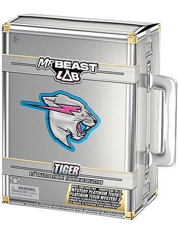Figurine collector - moose toys - tigre mr. Beast lab - 8,8 cm, collection