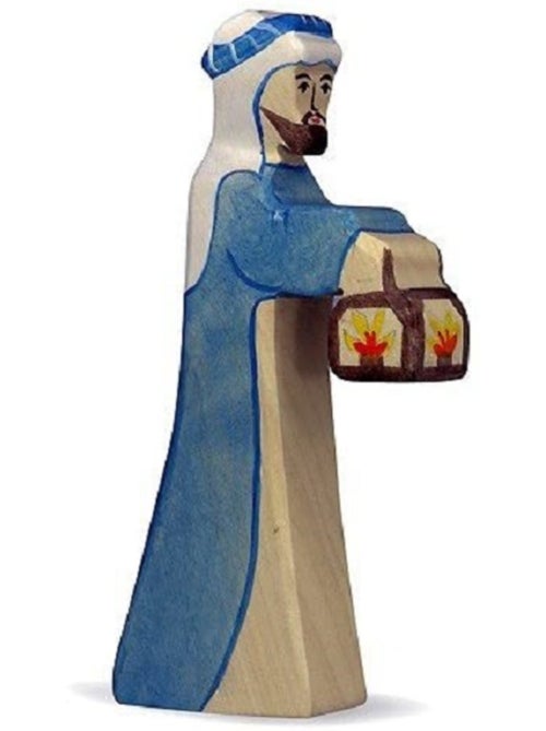 Figurine crèche de noël - berger avec lampe 2 - Kiabi