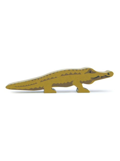 Figurine Crocodile en bois - Kiabi