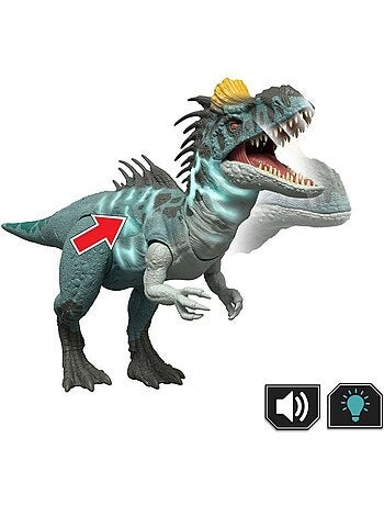 Figurine Cryolophosaurus interactif sons et lumières - Jurassic World JURASSIC WORLD