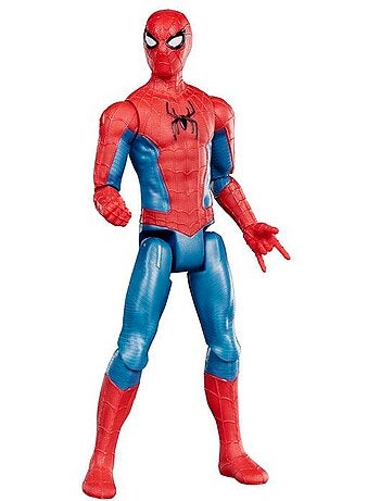 Figurine d'action 29 cm articulée titan series - hasbro, spider-man marvel