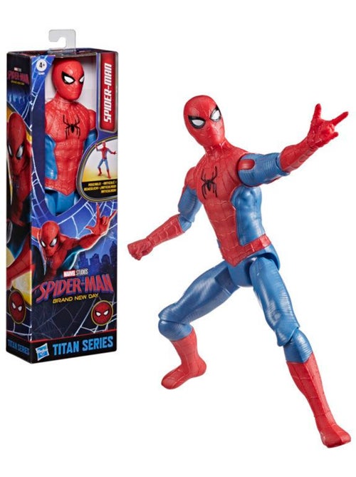 Figurine d'action 29 cm articulée titan series - hasbro, spider-man marvel - Kiabi