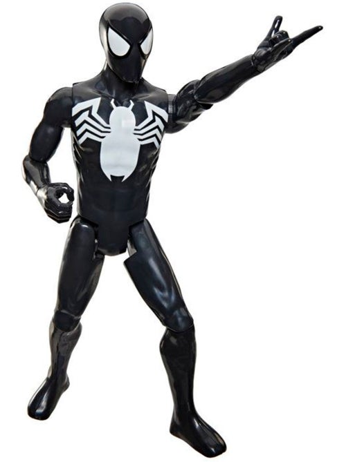 Figurine d'action 30 cm - spider-man costume noir - hasbro marvel spiderman - Kiabi