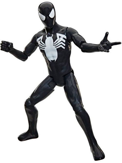 Figurine d'action 30 cm - spider-man costume noir - hasbro marvel spiderman - Kiabi