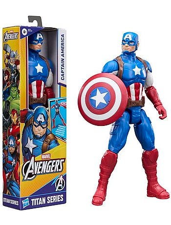 Figurine d'action 30 cm avec bouclier - Captain America - HASBRO Marvel Avengers