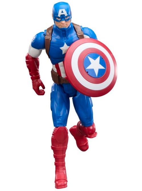 Figurine d'action 30 cm avec bouclier - Captain America - HASBRO Marvel Avengers - Kiabi