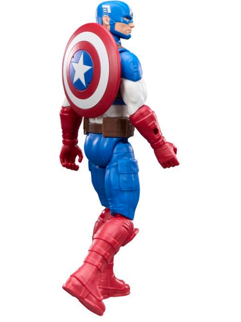 Figurine d'action 30 cm avec bouclier - Captain America - HASBRO Marvel Avengers Bleu - Kiabi