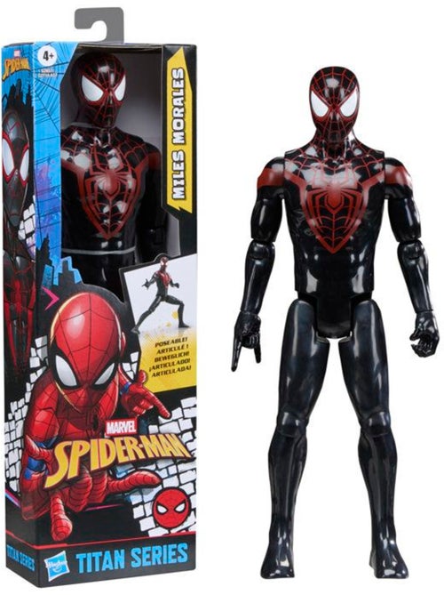 Figurine d'action 30 cm Miles Morales - HASBRO, Marvel Spider-Man Titan Series - Kiabi