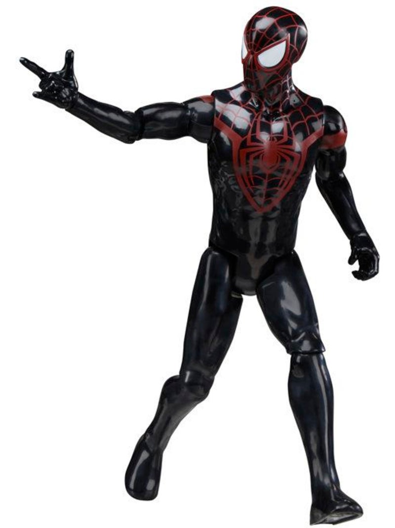 Figurine d'action 30 cm Miles Morales - HASBRO, Marvel Spider-Man Titan Series Bleu - Kiabi