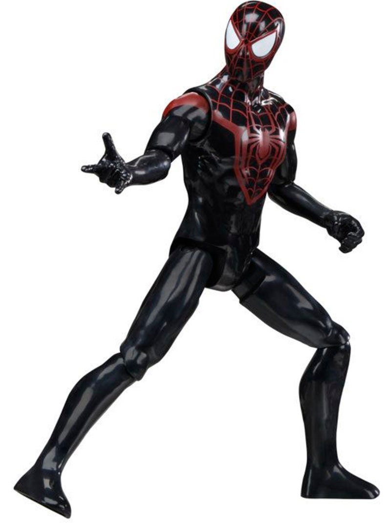 Figurine d'action 30 cm Miles Morales - HASBRO, Marvel Spider-Man Titan Series Bleu - Kiabi