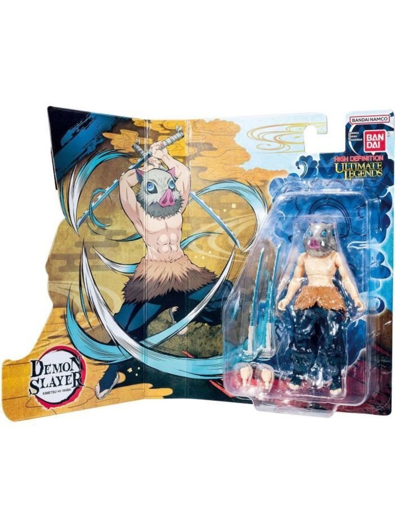 Figurine d’action articulée 12 cm Inosuke Hashibira - BANDAI Demon Slayer Multicolore - Kiabi