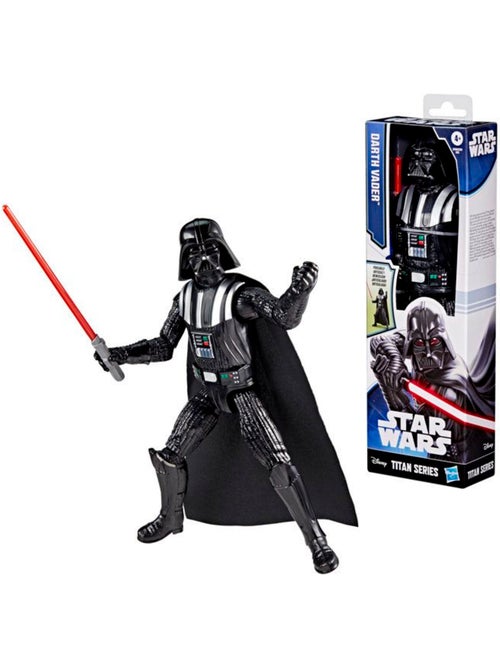 Figurine dark vador 30 cm, titan series, jouets de super-héros pour enfants, star wars, dès 4 ans - Kiabi