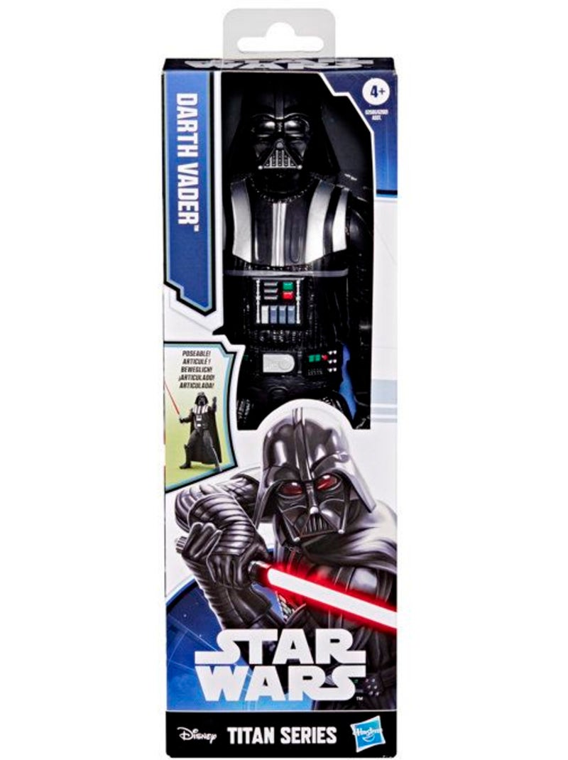Figurine dark vador 30 cm, titan series, jouets de super-héros pour enfants, star wars, dès 4 ans Bleu - Kiabi