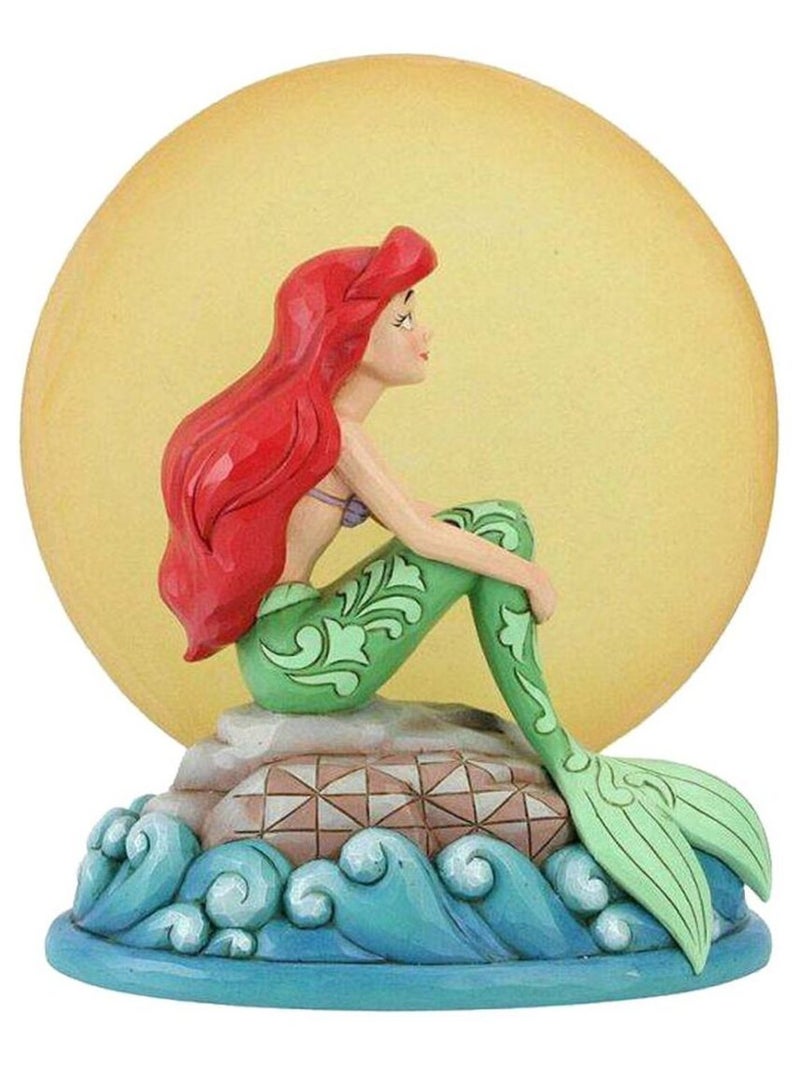 Figurine de Collection Ariel Lune Lumineuse Disney Jaune - Kiabi