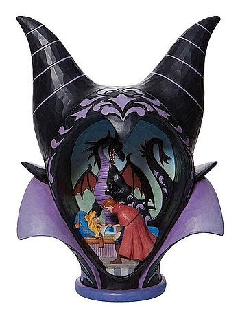 Figurine de Collection Disney - Aurore et Maléfique