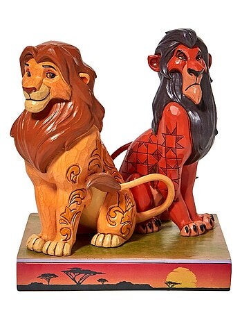 Figurine de collection Disney Simba et Scar