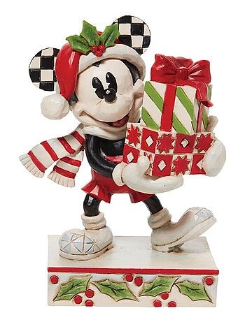 Figurine de collection Mickey avec cadeaux