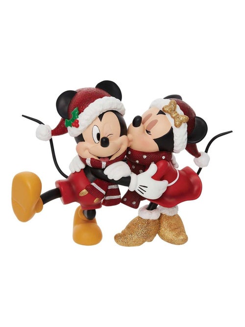 Figurine de Collection Mickey et Minnie Noël - Kiabi