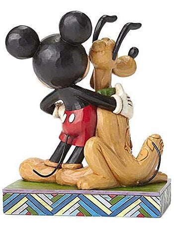 Figurine de Collection Mickey et Pluto