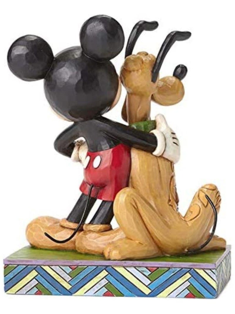 Figurine de Collection Mickey et Pluto Multicolore - Kiabi