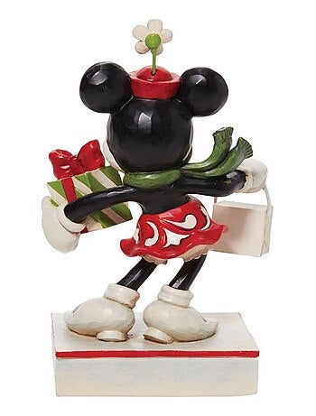 Figurine de collection Minnie avec cadeaux