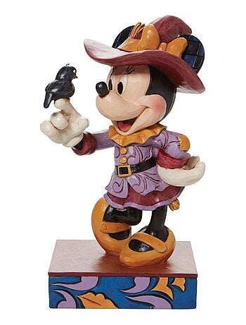 Figurine de Collection Minnie Épouvantail