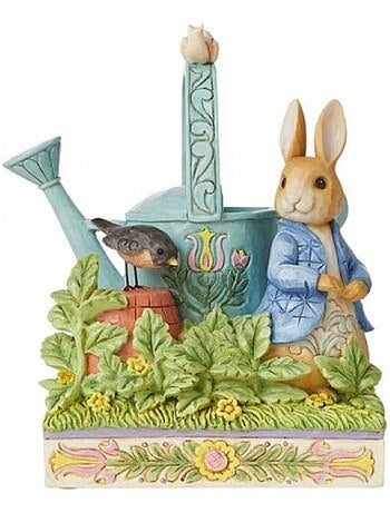 Figurine de collection Pierre Lapin arrosoir