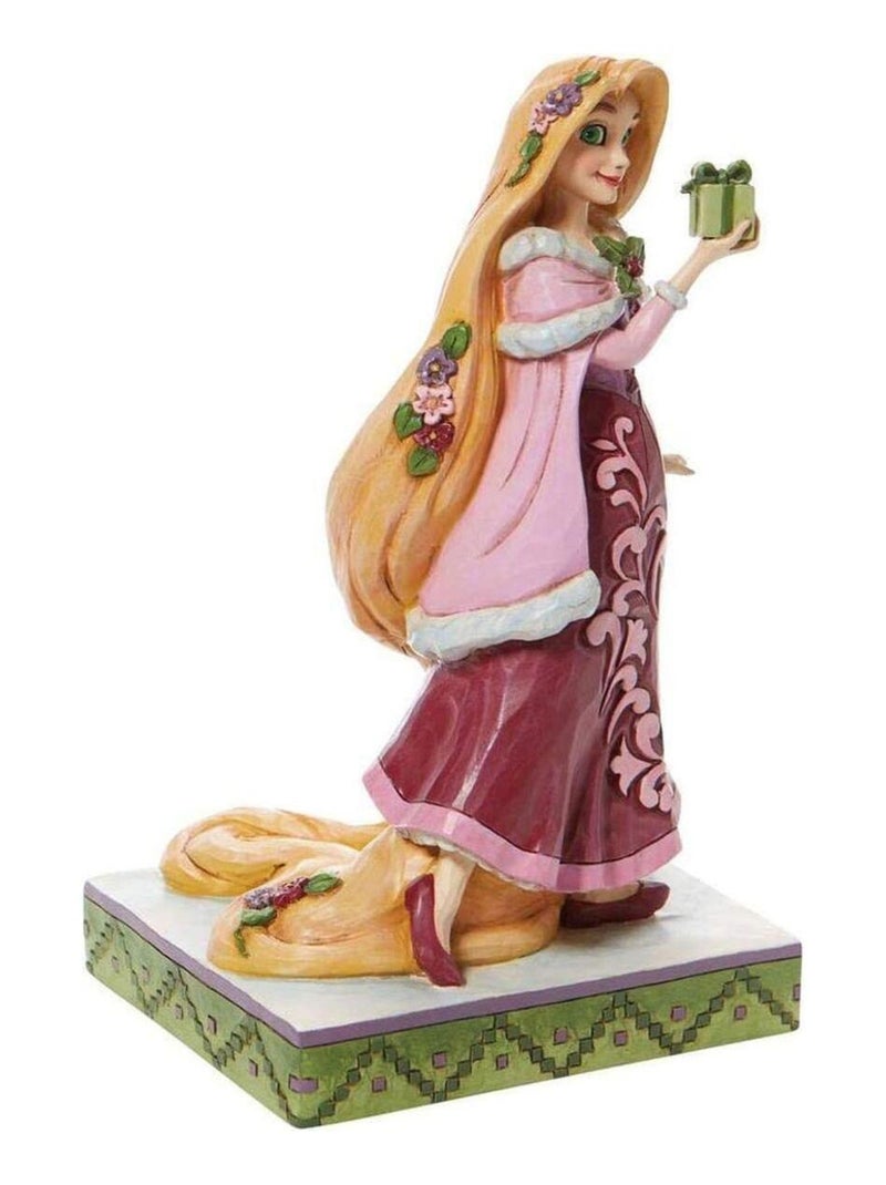 Figurine de Collection Raiponce avec cadeau Rose - Kiabi