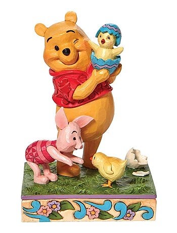 Figurine de Collection Winnie l'Ourson et Porcinet - Pâques