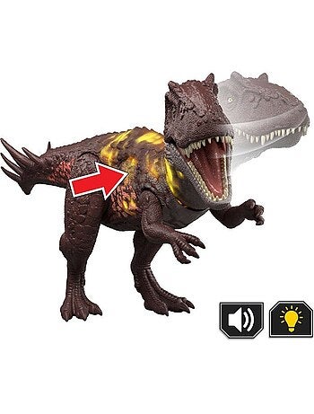 Figurine dinosaure interactive sons et lumières - Jurassic World