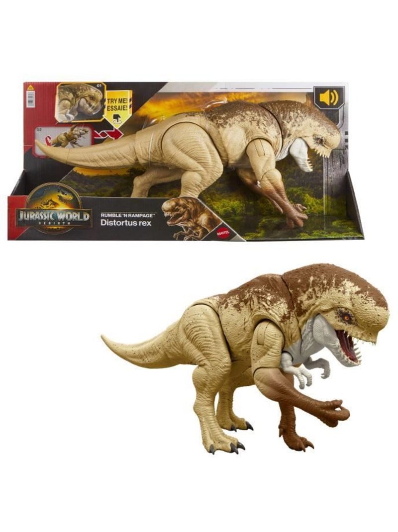 Figurine distortus rex combat ultime 56 cm - jurassic world Multicolore - Kiabi