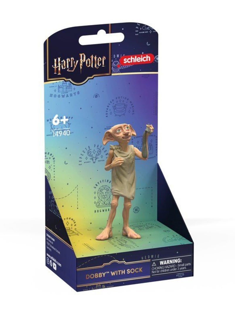 Figurine dobby avec chaussette - schleich 14940 - gamme harry potter Noir - Kiabi