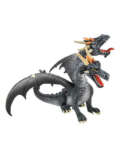 Figurine Dragon à deux têtes : Noir - Kiabi