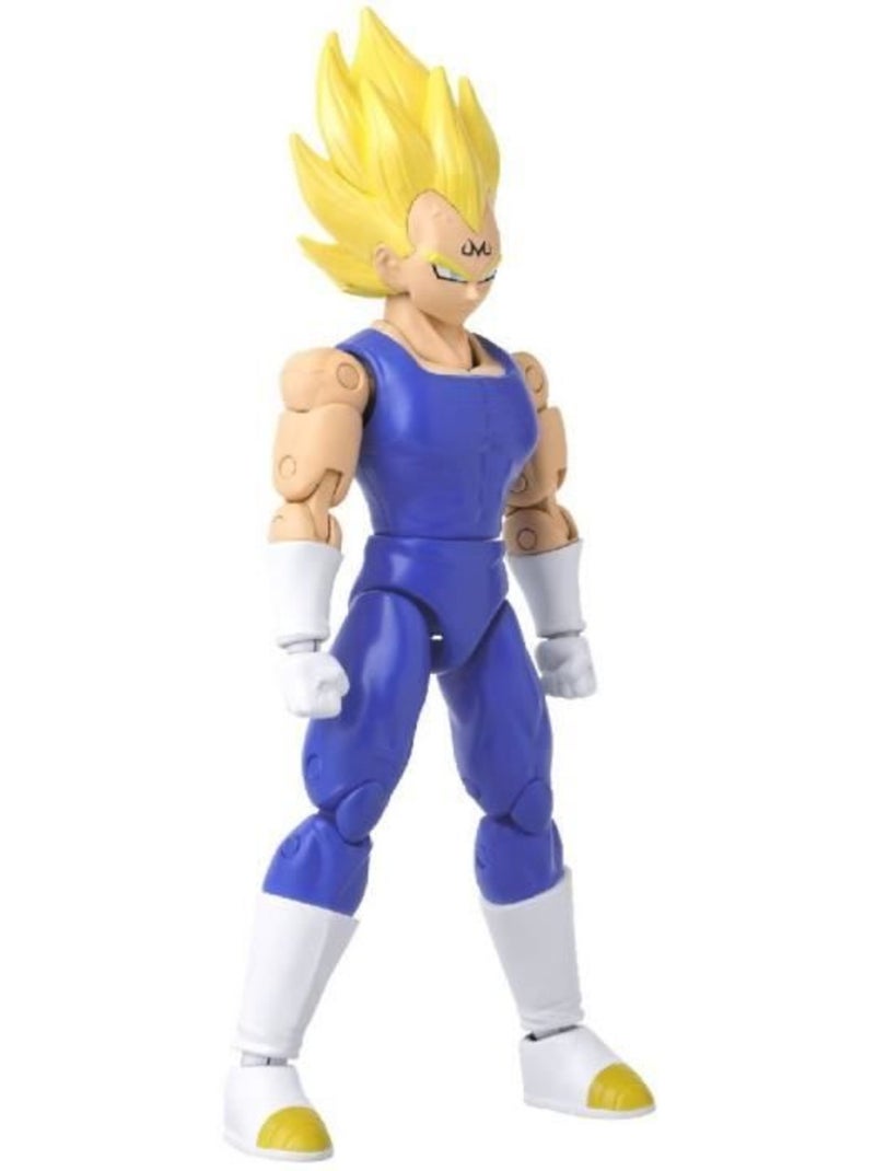 Figurine dragon ball super - bandai - majin vegeta - 17 cm Bleu - Kiabi