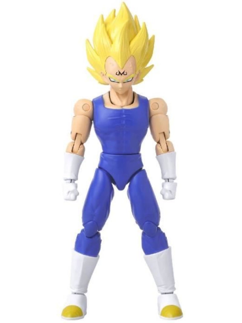 Figurine dragon ball super - bandai - majin vegeta - 17 cm Bleu - Kiabi