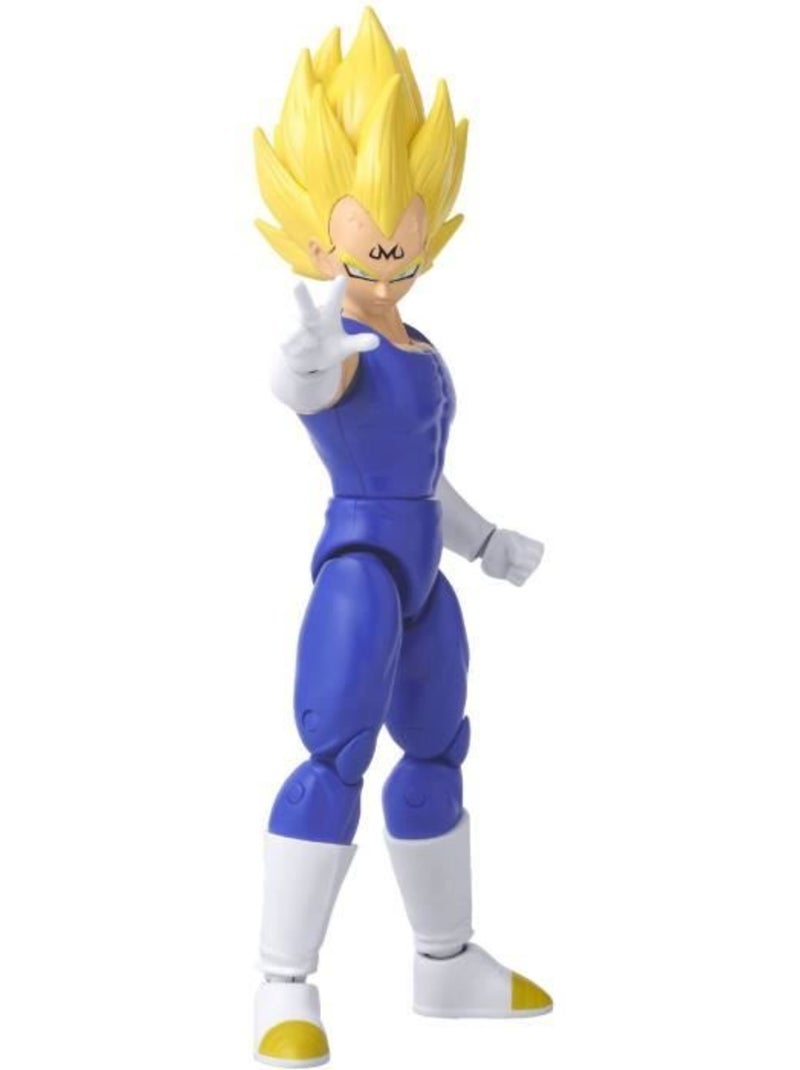 Figurine dragon ball super - bandai - majin vegeta - 17 cm Bleu - Kiabi