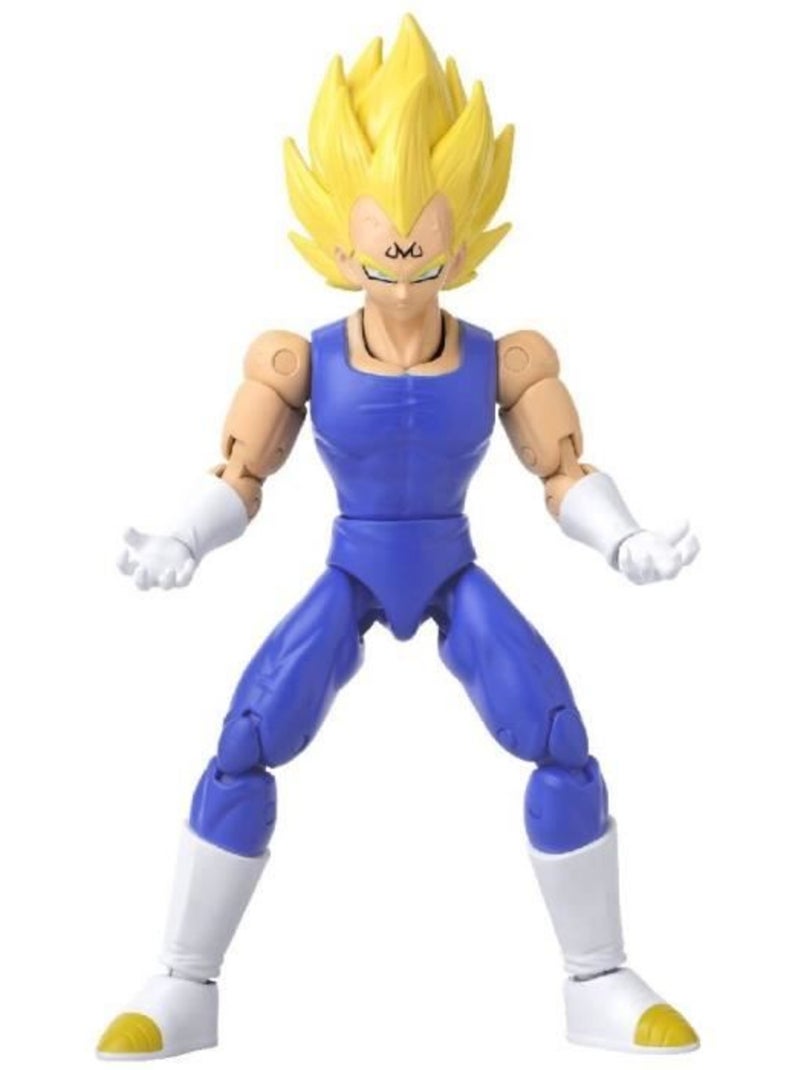 Figurine dragon ball super - bandai - majin vegeta - 17 cm Bleu - Kiabi