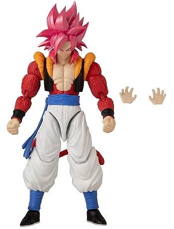 Figurine dragon ball super - super saiyan 4 gogeta - 17 cm - bandai