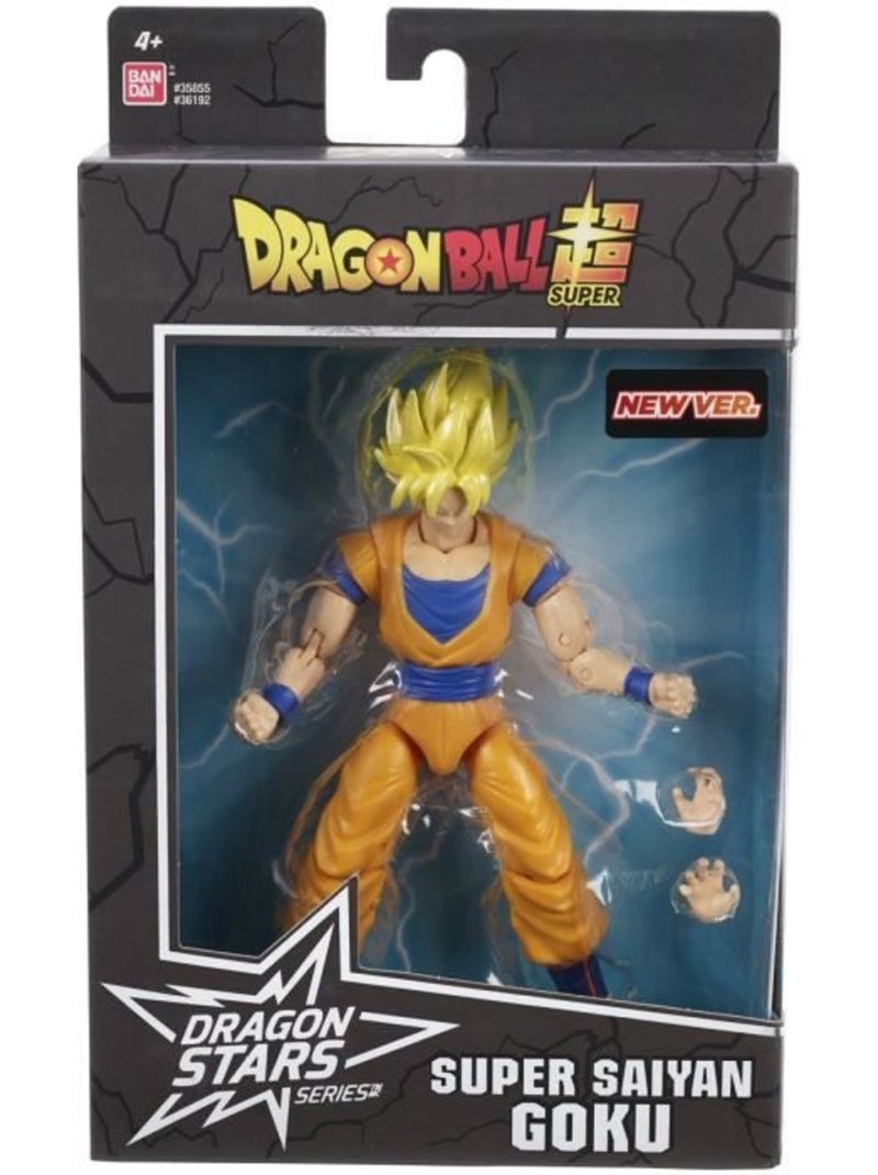 Figurine dragon ball super - super saiyan goku - 17 cm - bandai Orange - Kiabi