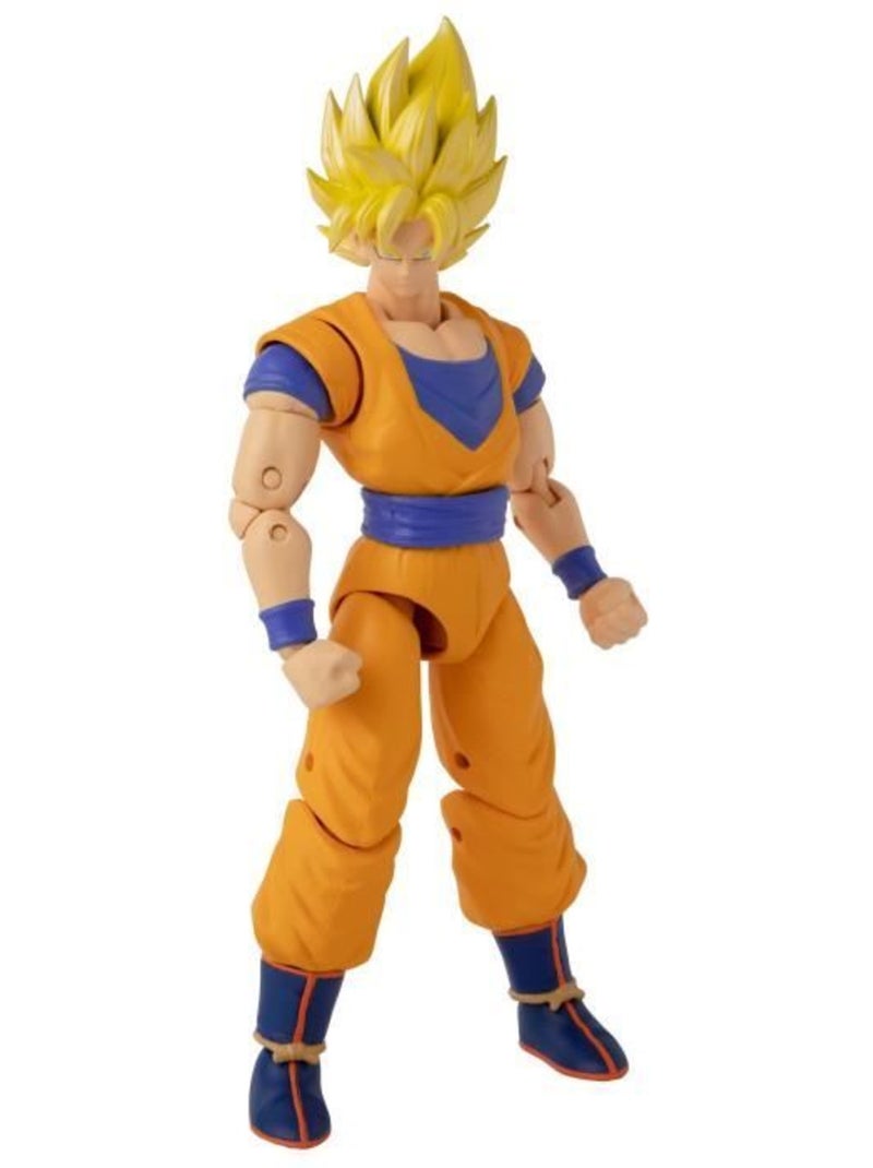 Figurine dragon ball super - super saiyan goku - 17 cm - bandai Orange - Kiabi
