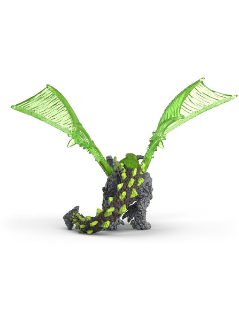 Figurine dragon de roche - schleich 70847 - gamme eldrador creatures Noir - Kiabi